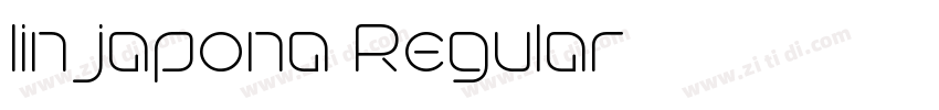 linjapona Regular字体转换